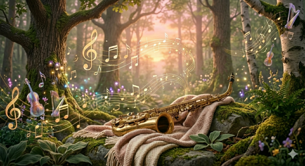 forest calm soft jazz